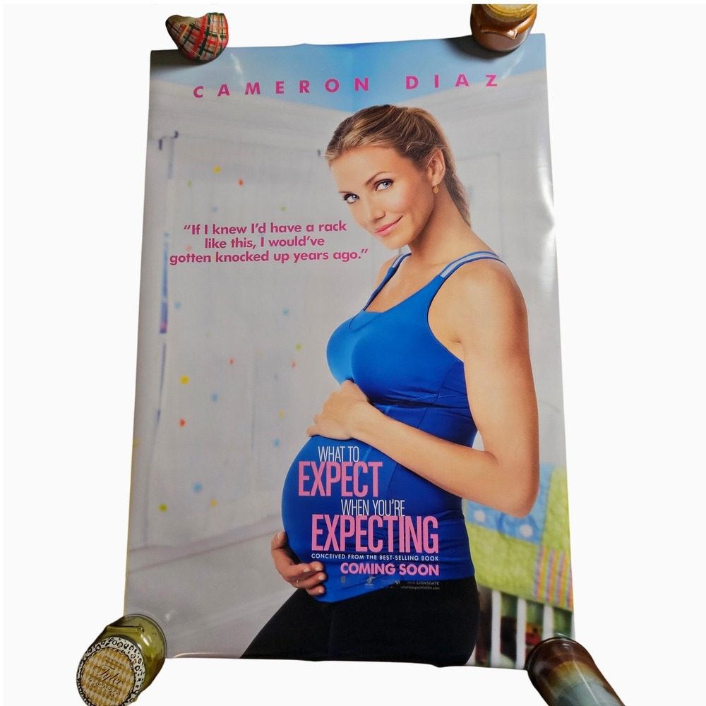 What to Expect When You're Expecting 2012 Movie Poster 27x40‎ Cameron Diaz D/S